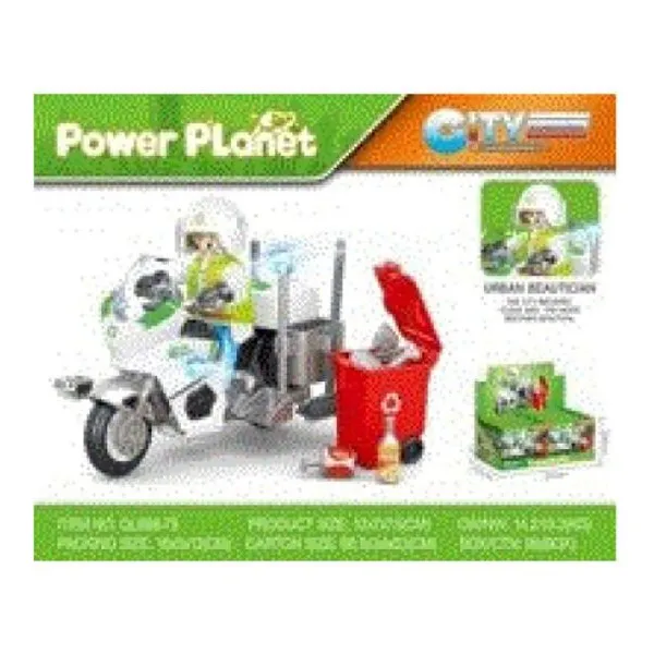 Moto sanitaria con luz