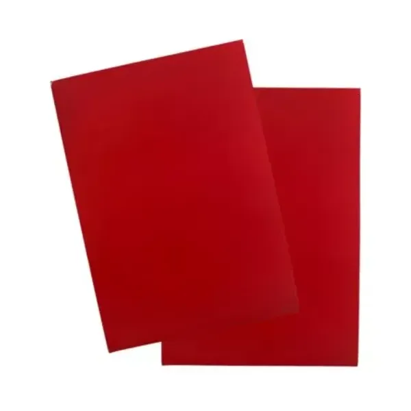 Tapa para anillar pp.tamaño a4 x50 unid.rojo