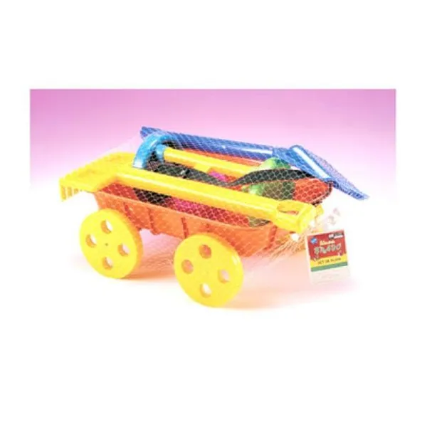 Carrito con molino pala y rastrillo gigante