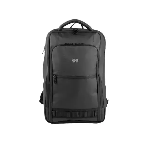 Mochila espalda 17" elf n.° 2126 impermeable negra con portanotebook