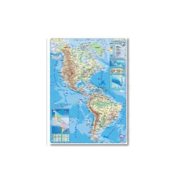 Block mapas m.c.n.° 6 continente americano fp 35 x50 x25 unid.