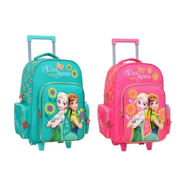 Frozen girasoles - mochila 17" carro especial