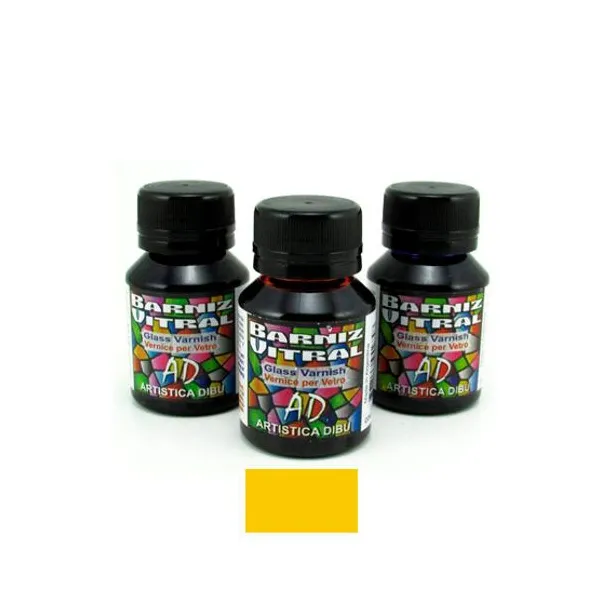 Barniz ad vitral 40/50 ml041-trans.amarillo medio