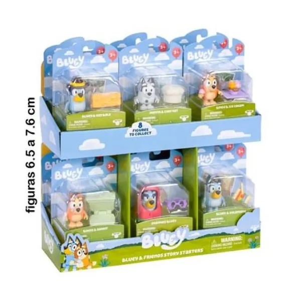 Bluey story starters figura con accesorios