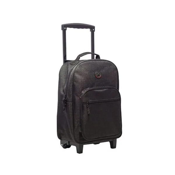 Mochila 17" con carro lisa gris oscuro unicross
