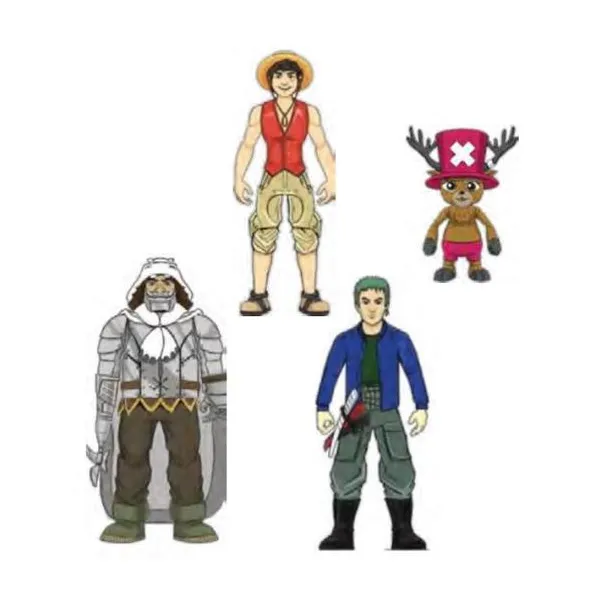 One piece - figuras de acción 15,24 cm 4 surtidos