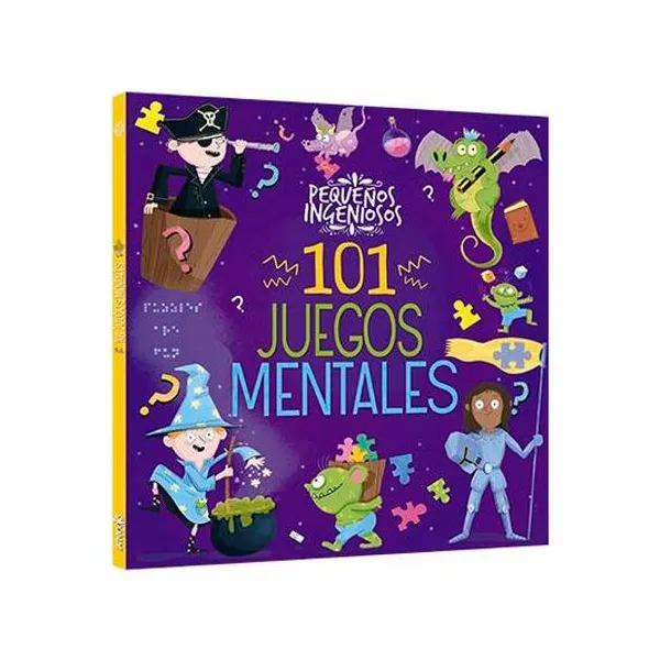 Libro pequeños ingeniosos: 101 juegos mentales 96 páginas 23x26 cm latinbooks