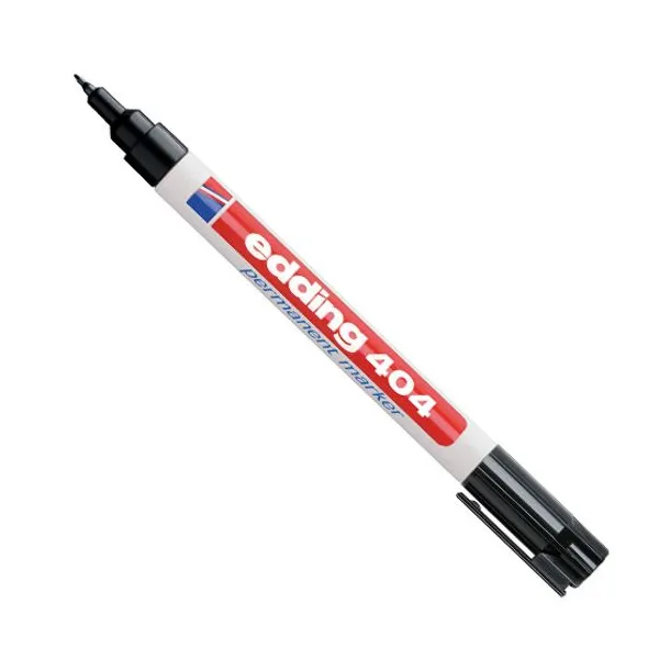 Marcador Edding e 404 perm.para e.f.0,75 mmnegro