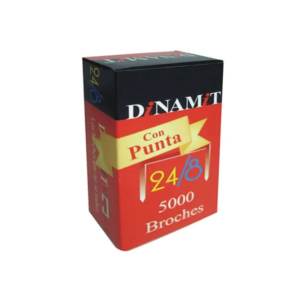 Broches dinamit 24/8 x5000 con punta