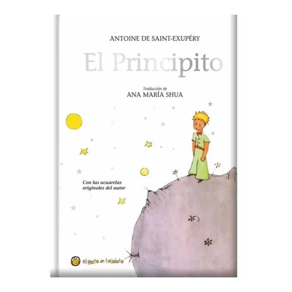 El principito tapa acolchada blanco