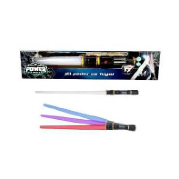 Super espada power space con luz 3 colores