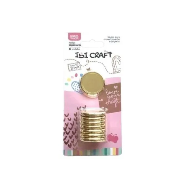 Discos de expansion ibi craft gold 32 mmx 8 unid.