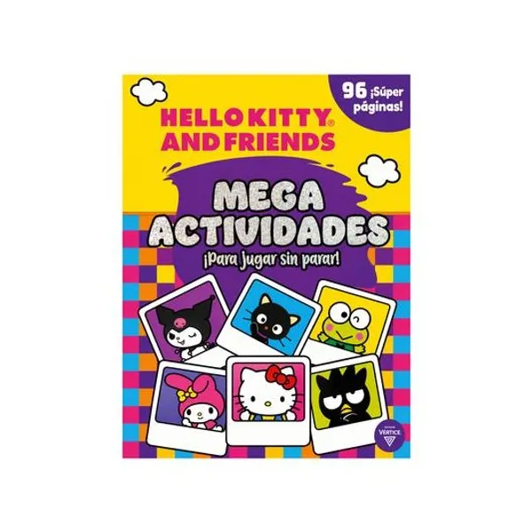 Libro mega actividades kitty y amigos 20x27.5 cm 96 páginas