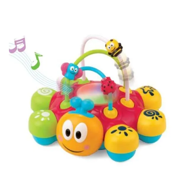 Happy kids ladybug bouncing beads