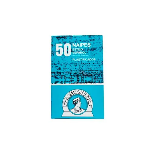Naipes/cartas españolas x50 paisanito