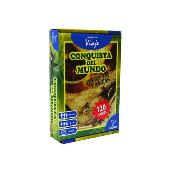 Juego de cartas conquista del mundo en caja 11x18x3 cm toto games