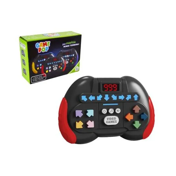 Juego de ritmo game pop con luz y sonido a pila en caja 13.5x9.5x4.5 cm