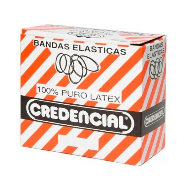Bandas elasticas credencial x50 grsbolsa