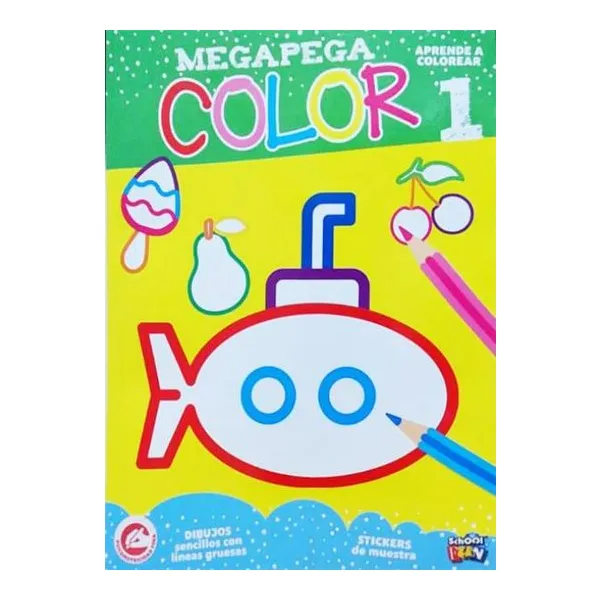 Mega pega color 1 21 28 cm