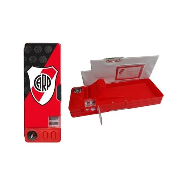 Cartuchera mecanica rect. River Plate 24x9 cm x1