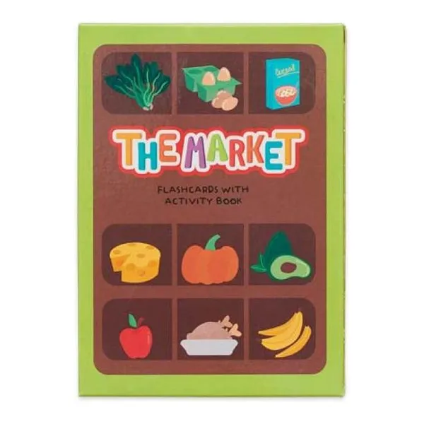 The market - flashcards with activity book