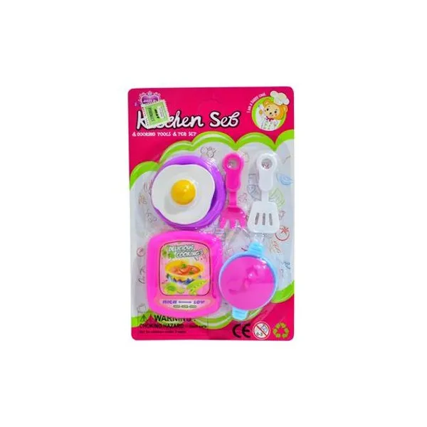 Set de cocina 6 piezas en blister 14x21.5 cm