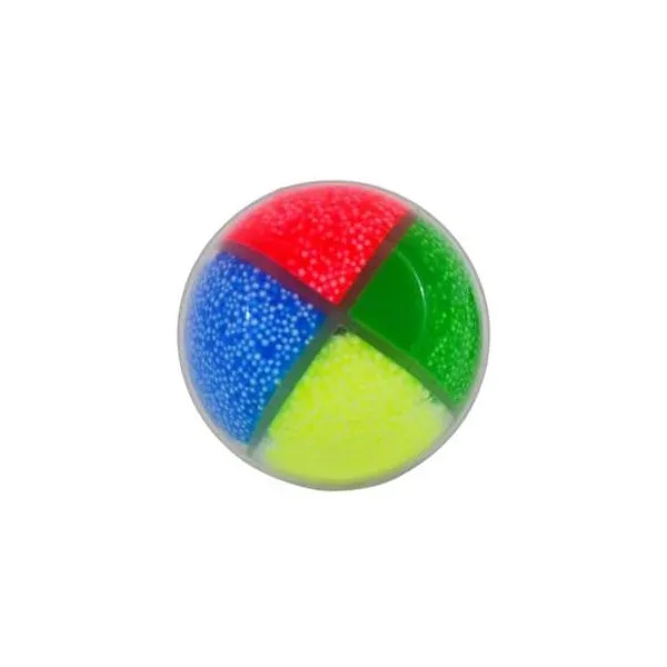 Masa foam 4 colores 5.5x3 cm x unidad colores surtidos