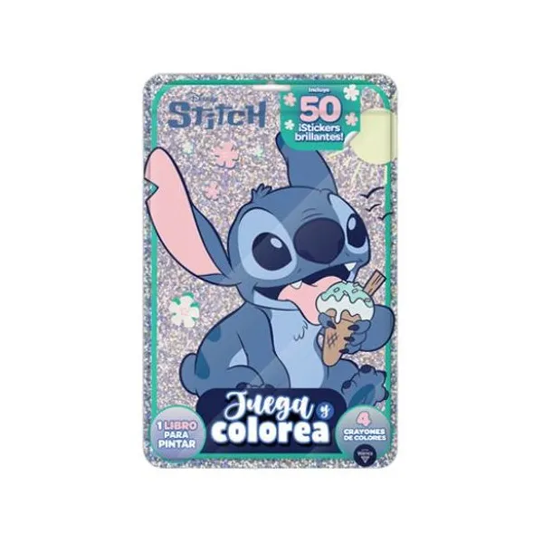 Flow pack editorial vertice juega y colorea Stitch