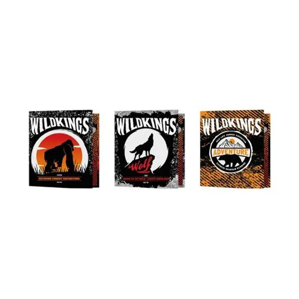 Carpeta carta 3x40 wildkings x unidad rexon