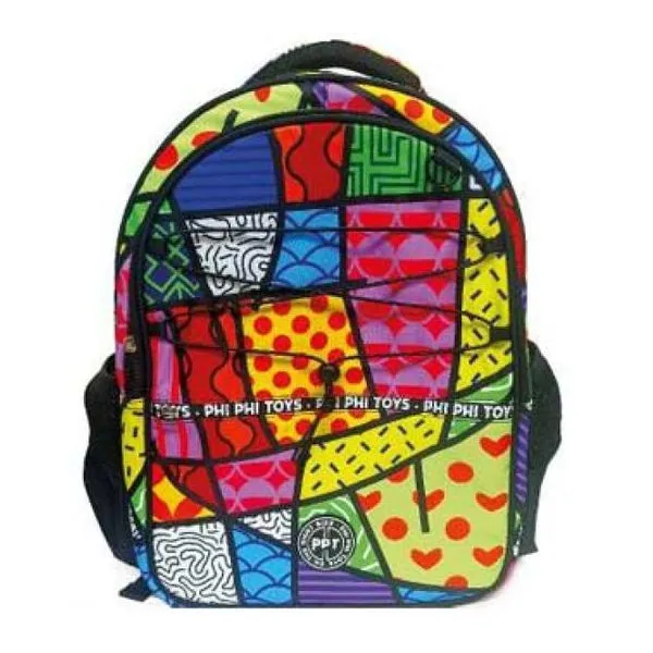 Mochila 17" espalda pop art