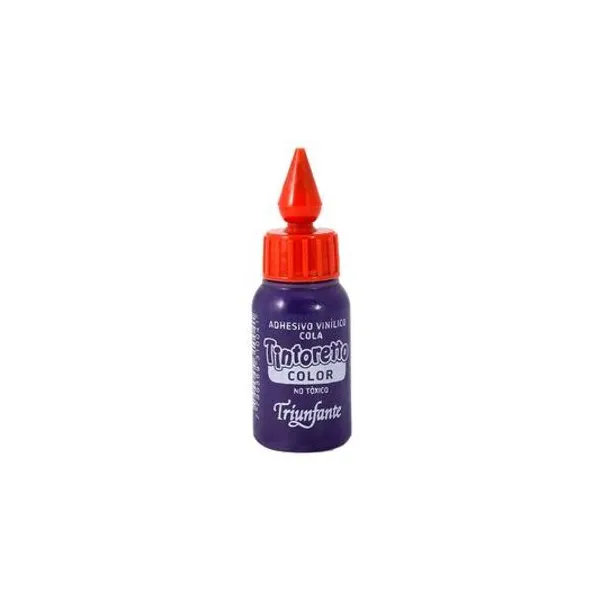 Adhesivo vinílico color 30 g caja x12 unidades tinto