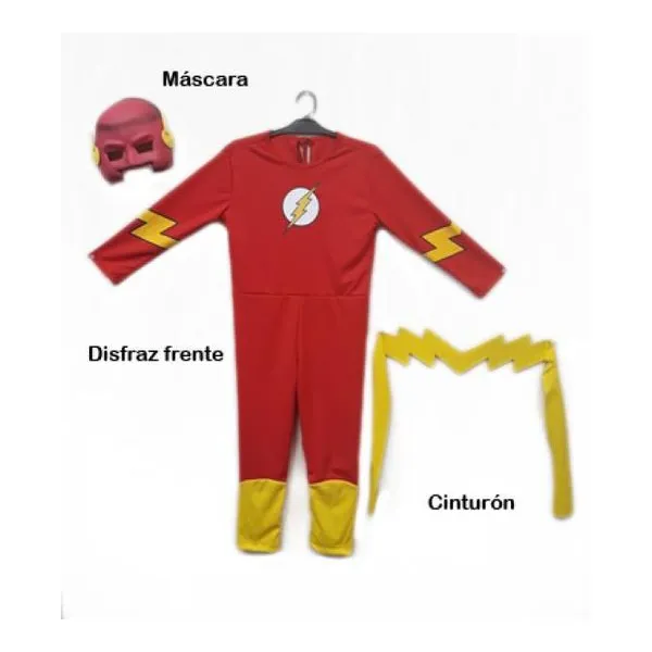 Disfraz flash clásico talle 3