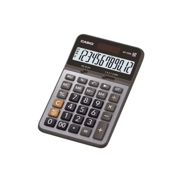 Calculadora 12 digitos negra 11x17 cm Casio - ax