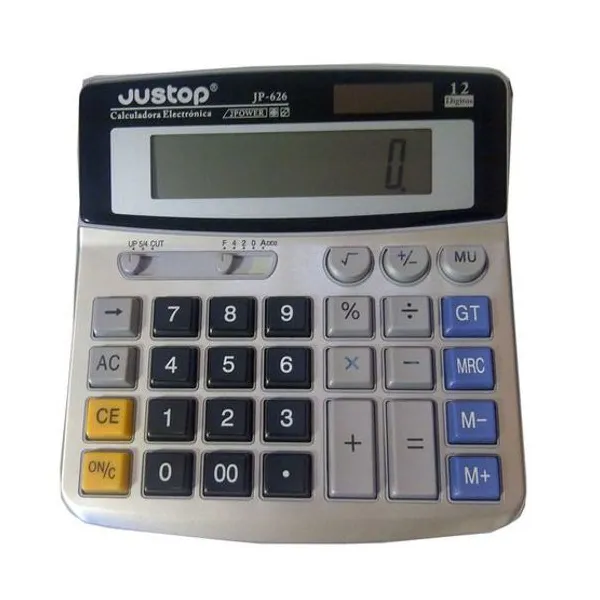 Calculadora justop jp-626 12 dig.