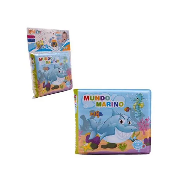 Librito didáctico para baño baby gus 20 x17 x3 cm
