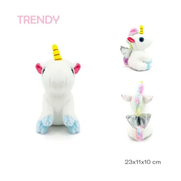 Unicornio con alas 23x11x10 cm Trendy