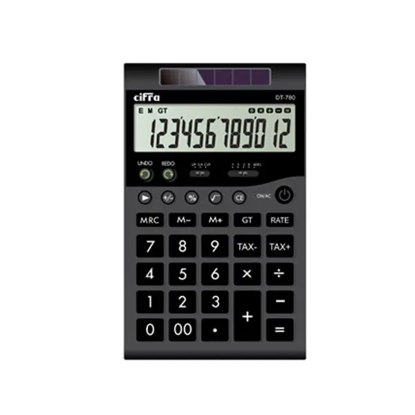 Calculadora cifra dt-780 12 dig.dual números grandes