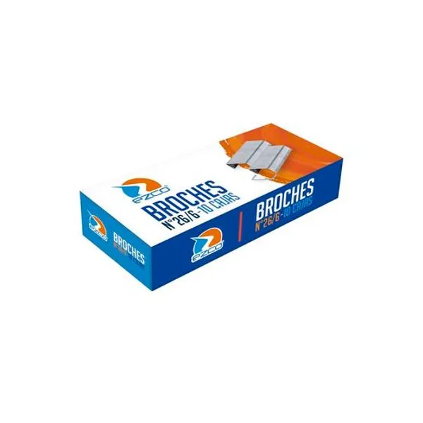 Broche n.° 26/6 caja x1000 unidades Ezco