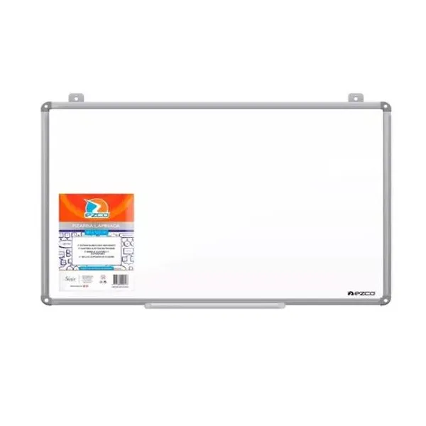 Pizarra lamin.blanca Ezco 45 x60 cmcon borde aluminio