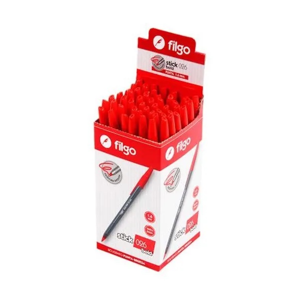 Bolígrafo stick 026 bold 1.6 mm caja x50 unidades Filgo - bp-sk-b