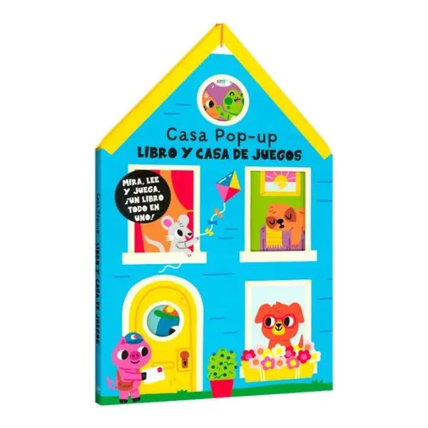 Casa juegos libro pop up 19 12 cm