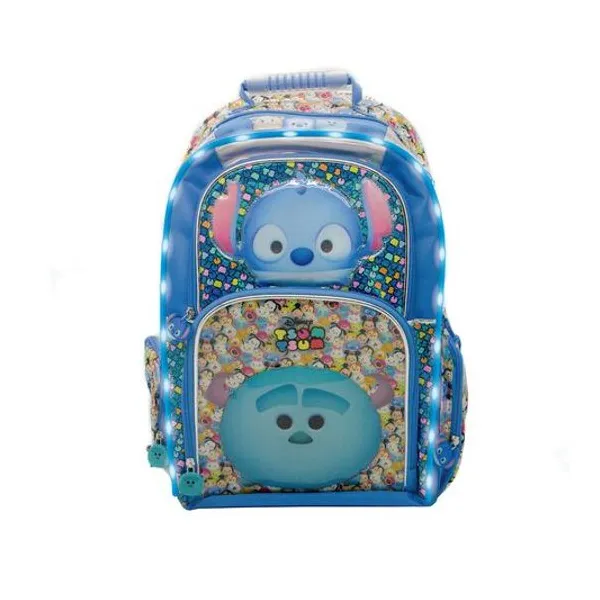 Mochila 18" espalda tsum Disney con luz Cresko