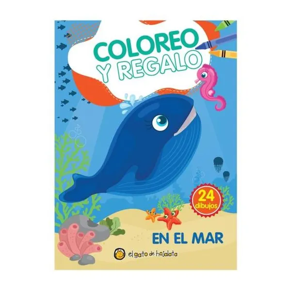 Coloreo y regalo: en el mar
