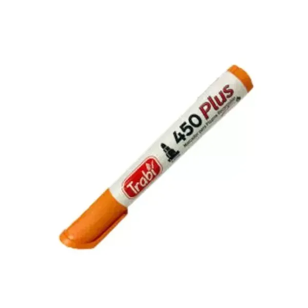 Marcador trabi 450 para pizarra cj.x 12 unid.naranja recargable