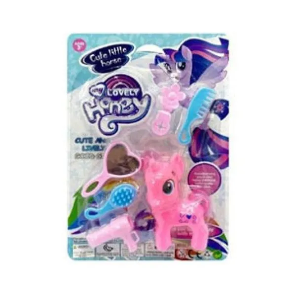 Pony con accesorios 18 x12 x3 cm