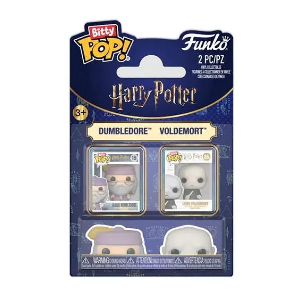 Bitty pop 2pk: harry potter - dumbledore/voldemort