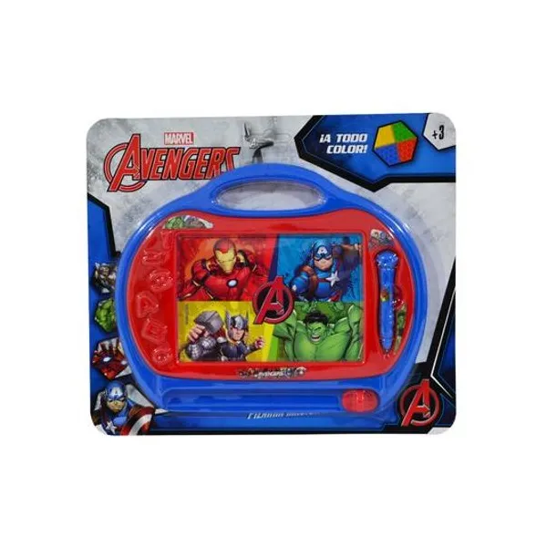 Pizarra mágica Avengers en blister 26x22 cm