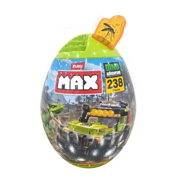 Max dino adventure egg set raptor 238 pzs. (cod.7973)