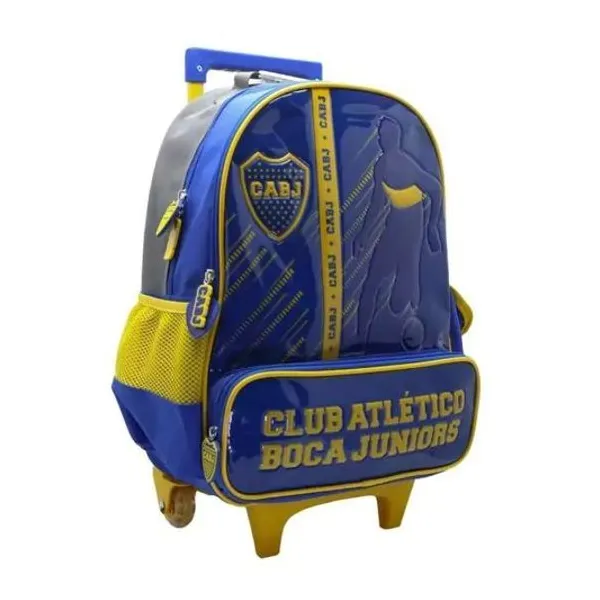 Mochila 16" con carro Boca Juniors Cresko