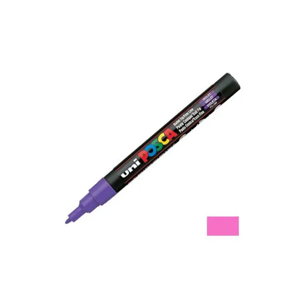 Marcador Uni posca al agua para extra fina rosa